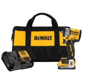 DEWALT 20V MAX 3/8in Compact Impact Wrench & POWERSTACK Compact Battery